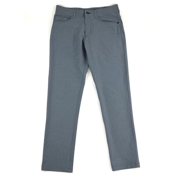 Public Rec Workday Pants Mens 30x29 Gray Straight Leg Stretch Performance Golf - Picture 1 of 10
